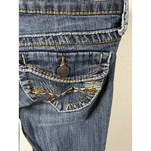 Decree Jr/ Womens Size 3 Jeans 26X30.5” Stretch - Picture 5 of 15